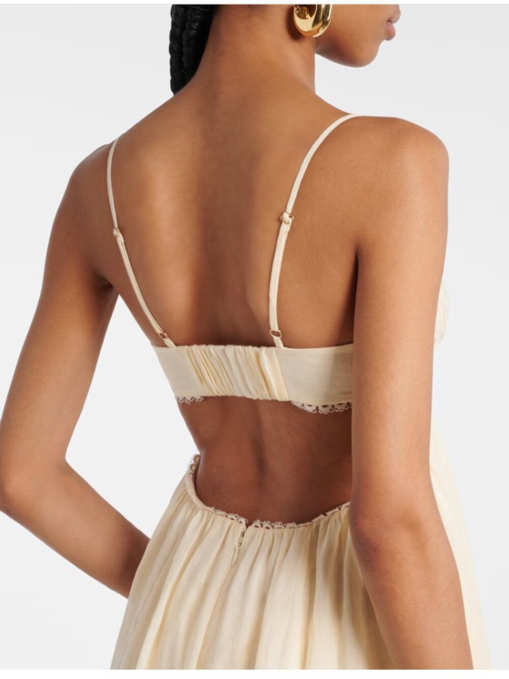 Zimmermann Coco embroidered ramie maxi dress 2 /M NWT - Picture 6 of 7